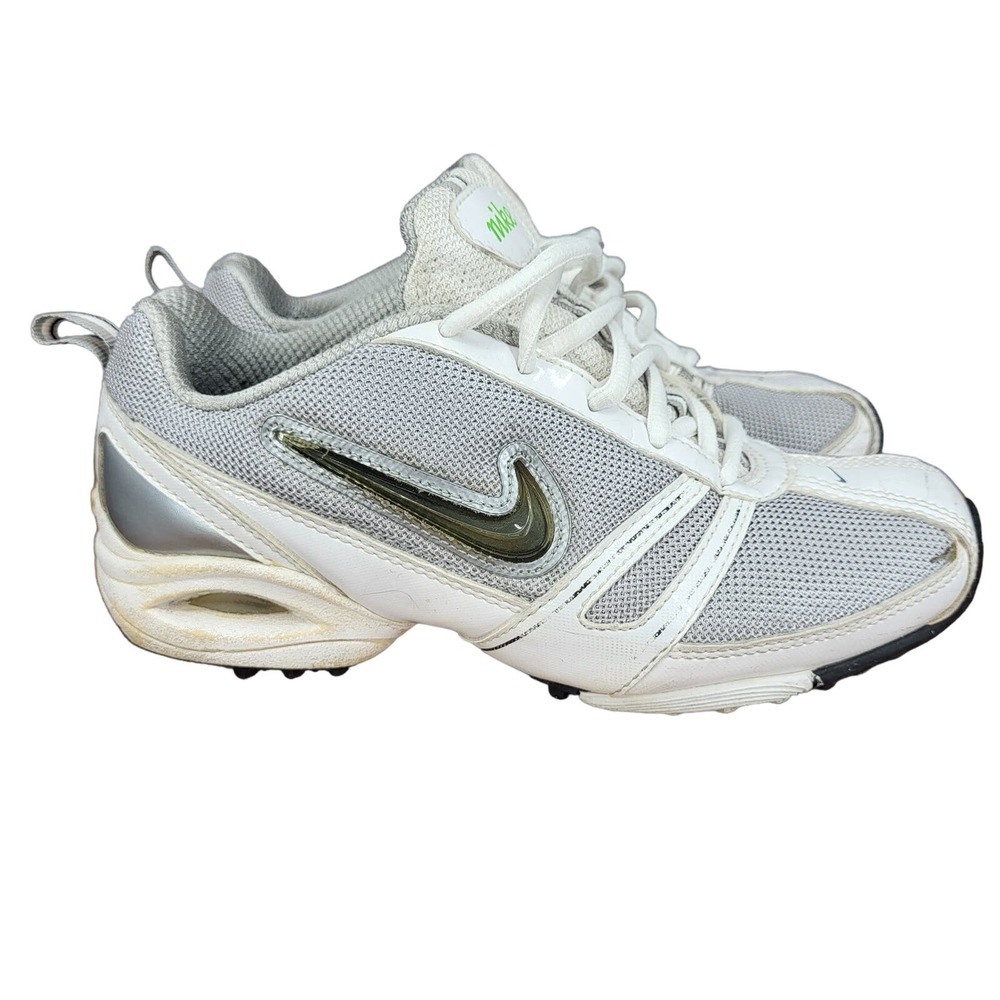 Nike Team Destroyer Golf Shoes Womens 5 White Lacrosse Cleats 317350013 Sneakers